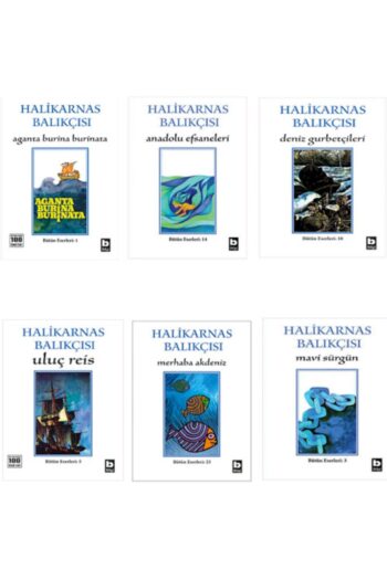 Bilgi Yayınları Halikarnas Balıkçısı / 6 Kitap Set - Aganta Burina Burinata - Mavi Sürgün - Merhaba Akdeniz