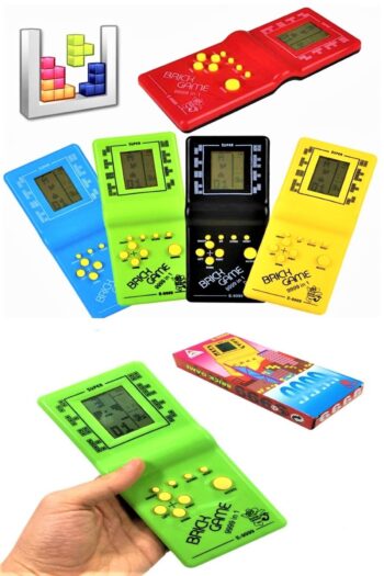 RoseRoi Tetris Oyun Konsolu El Atarisi Nostaljik Oyuncak Brick Game 9999 Oyunlu