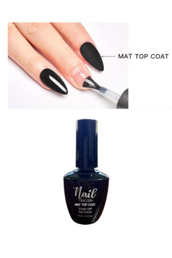 Nail Master Kalıcı Oje Protez Tırnak Mat Top Coat 15ml
