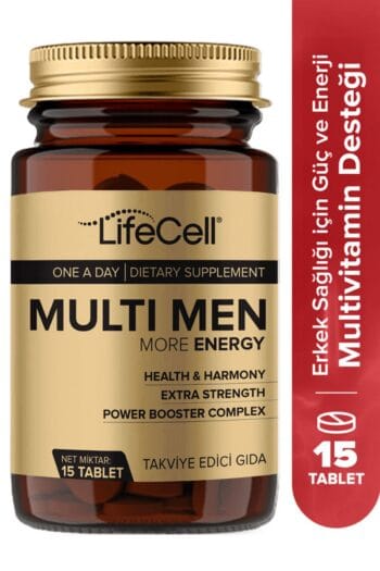 Lifecell Multı Men Power Booster Complex | More Energy ( Erkeklere Özel Multivitamin Desteği )