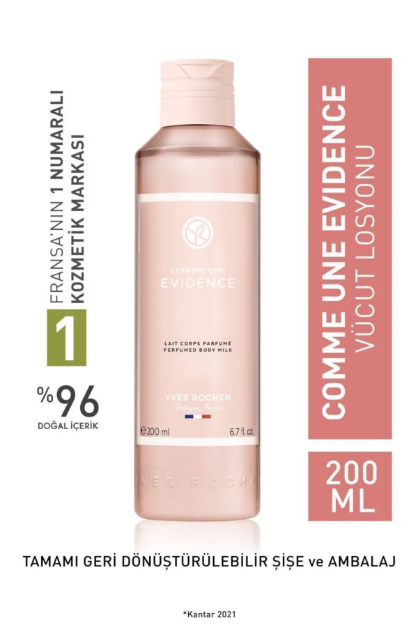 Yves Rocher Comme Une Evidence Parfümlü Vücut Sütü 200 ml