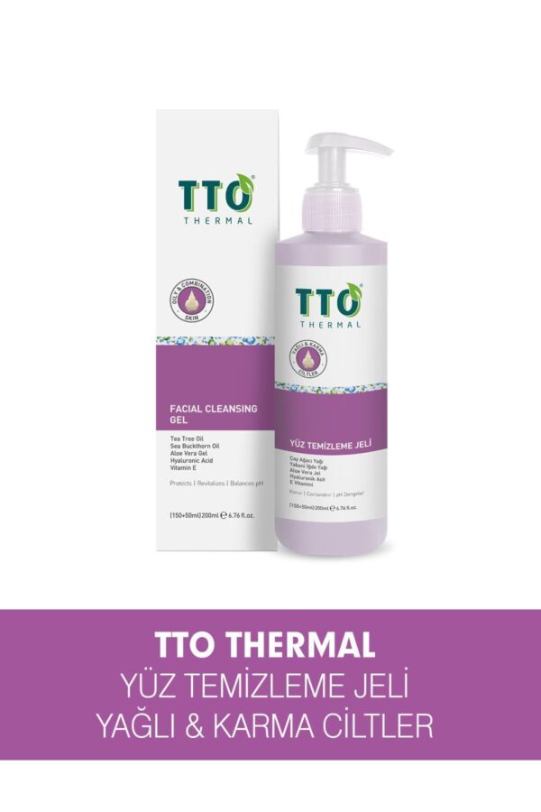 Tto Yüz Temizleme Jeli 150 ml Normal, Akneli, Rozalı Ciltlerde (ÇAY AĞACI YAĞI / TEA TREE OIL)