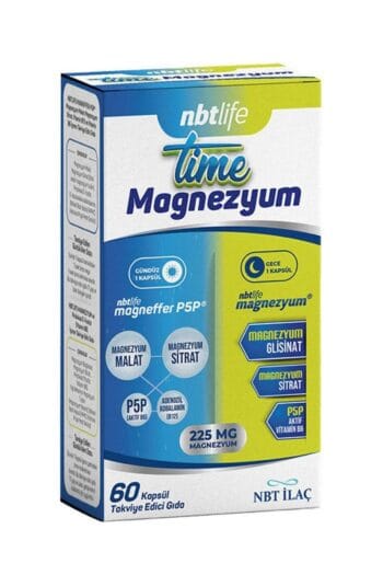 Nbt İlaç Nbt Life Time Magnezyum 60 Kapsül