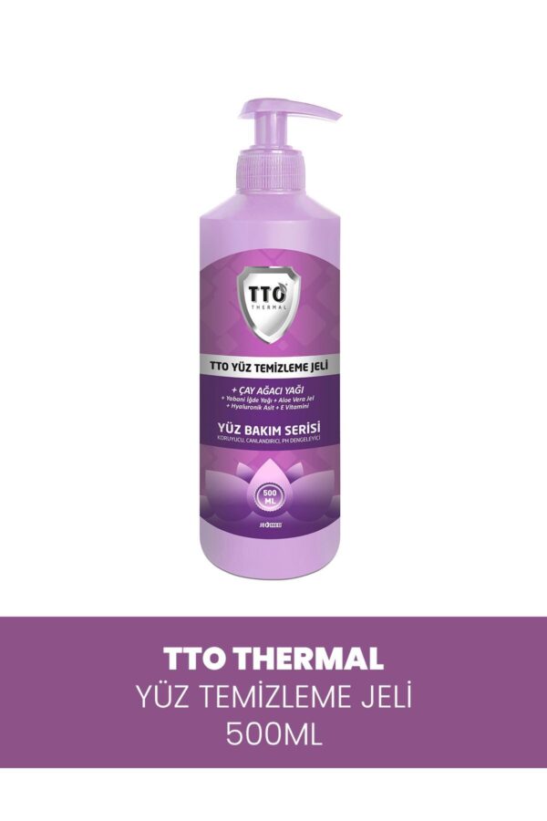 Tto Yağlı Ve Akne Eğilimli Ciltler Için Yüz Temizleme Jeli 500 ml (ÇAY AĞACI YAĞI / TEA TREE OIL)