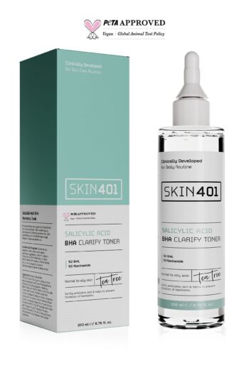 Skin401 %2 Salisilik Asit Bha Arındırıcı, Siyah Nokta Karşıtı Tonik 200ml
