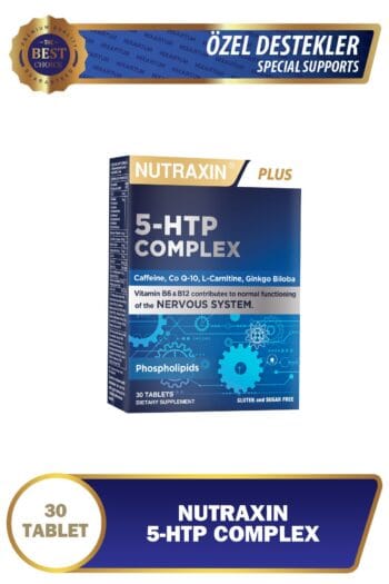 Nutraxin 5-Htp Complex 30 Tablet Ginkgo Biloba Magnezyum Coq-10 B6 B12