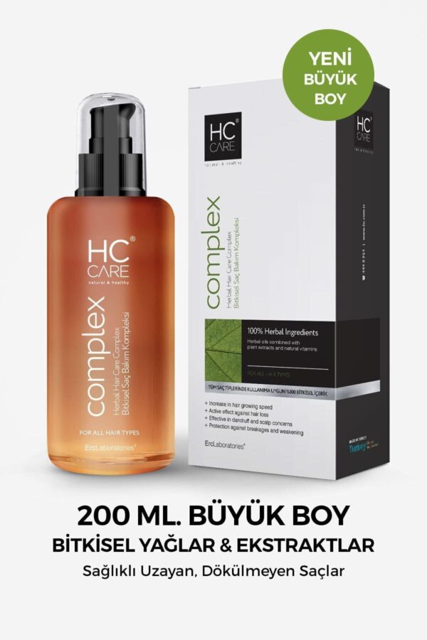 HC Care Complex Bitkisel Saç Bakım Kompleksi - 200 Ml Büyük Boy