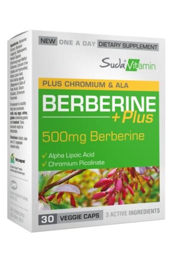 Suda Vitamin Berberine Plus 30 Bitkisel Kapsül