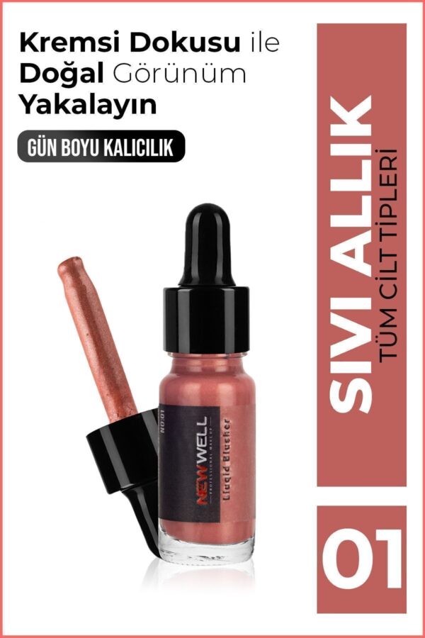 New Well Sıvı Allık (sedefli) No01