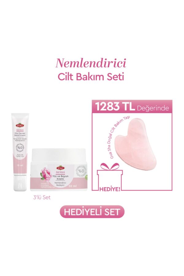Otacı Nemlendirici Cilt Bakım Seti - Gua-Sha Hediyeli