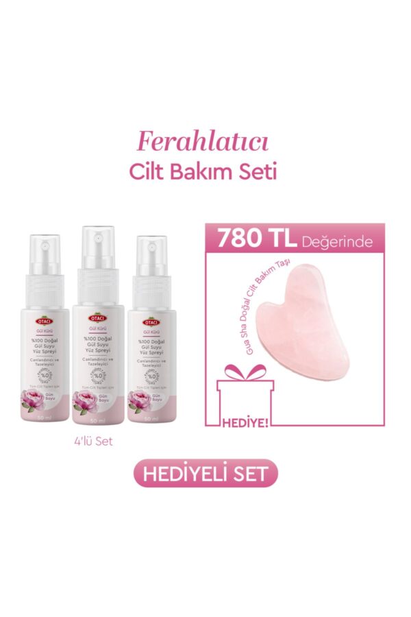 Otacı Ferahlatıcı Cilt Bakım Seti - Gua Sha Hediyeli
