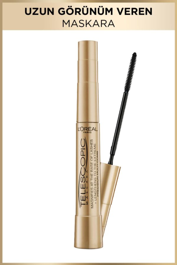 L'Oreal Paris Siyah Telescopic Uzun Görünüm Veren Maskara