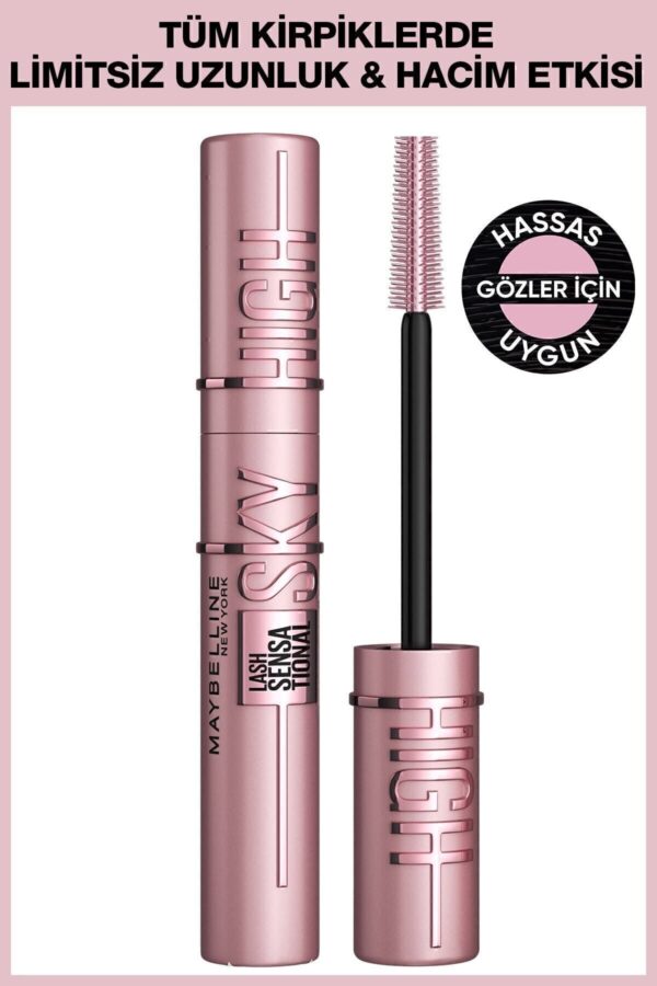 Maybelline New York Lash Sensational Sky High Maskara - Siyah