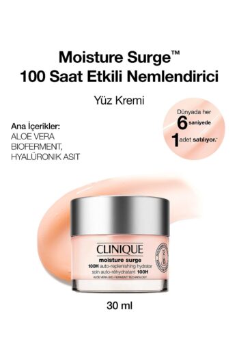 Clinique Moisture Surge 100 Saat Etkili Nemlendirici Yüz Kremi 30 ml | Aloe Vera BioFerment, Hyalüronik Asit