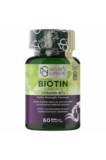 Natures Supreme Biotin 5000 Mcg 60 Kapsül