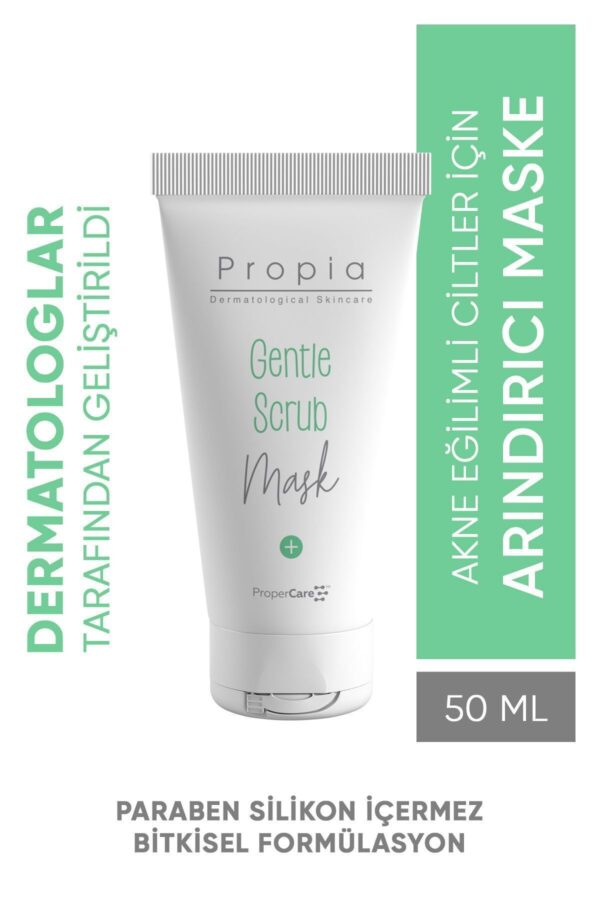 Propia Akne Siyah Nokta Karşıtı Gözenek Arındırıcı Beyaz Kil Yüz Maskesi 50ml Karma Yağlı Cilt