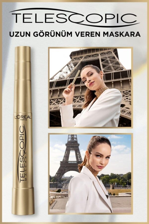 L'Oreal Paris Telescopic Uzun Görünüm Veren Maskara - Siyah
