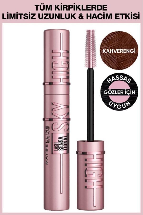 Maybelline New York Lash Sensational Sky High Kahverengi Maskara