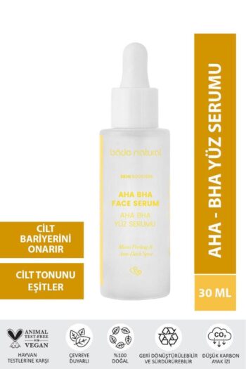 Bade Natural Aha Bha Yüz Serumu Cilt Tonu Eşitleyici Canlandırıcı Etkili 30 ml