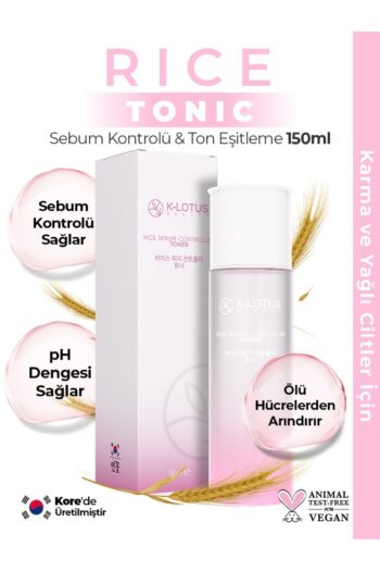 K-Lotus Beauty Sebum Kontrolü, Akne Ve Komedon Karşıtı, Cilt Tonu Eşitleme Etkili Rice Sebum Kontrol Tonik 150ml