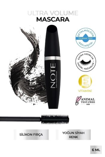 Note Cosmetics Ultra Volume Hacim Ve Kıvırma Etkili Maskara - Siyah