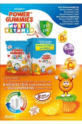 Miraderm Power Gummıes Multi Vitamin Jel