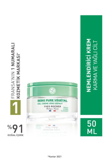 Yves Rocher Karma Ve Yağlı Ciltler Için Sebo Pure Vegetal Jel Krem - Çinko & Salisilik Asit-50 Ml-39979