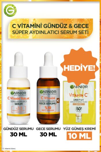 Garnier C Vitamini Parlak Serum Seti: Gece ve Gündüz Serumu