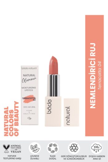 Bade Natural Nemlendirici Ruj Terracotta 04 %100 Doğal