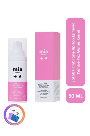 mia klinika Spf 50 Pink Tone Up Ton Eşitleyici Pembe Yüz Güneş Kremi