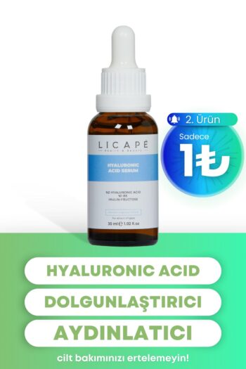 Licape Nemlendirici Aydınlatıcı Dolgunlaştırıcı Hyaluronik Asit Pantenol B5 Peptit Serum