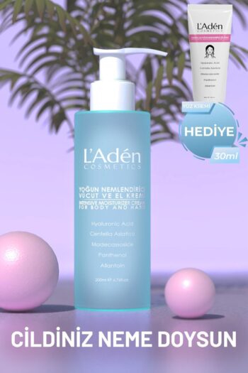 L'Aden Cosmetics Onarıcı Ve Yoğun Nemlendirici El Ve Vücut Bakım Kremi 200 ml ( Yüz Kremi Hediyelidir, 30 Ml)