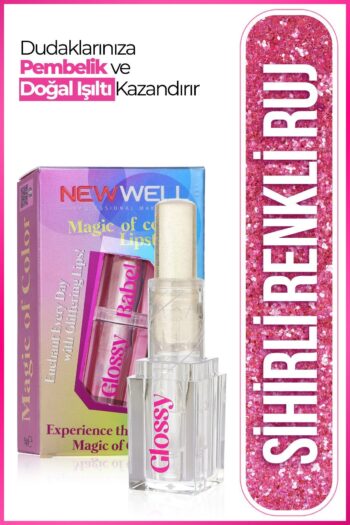 New Well Magic Of Color Transparent Lipstick Şeffaf Dudak Parlatıcı Ruj 5 gr