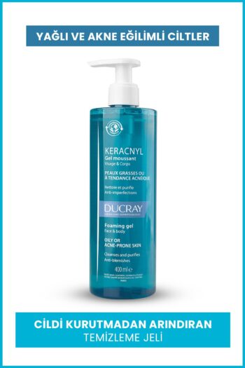 Ducray Keracnyl Gel Yağlı ve Akneye Eğilimli Ciltler İçin Temizleme Jeli 400 ml