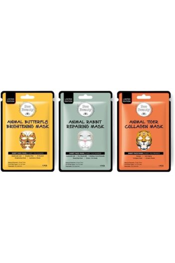 Bee Beauty Animal Kağıt Maske Set 3 X 25 Gr