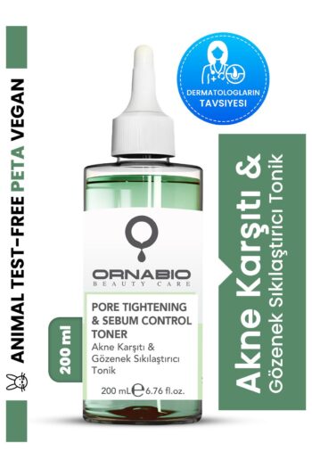 ornabio organik natural biyolojik Gözenek Sıkılaştırıcı, Siyah Nokta Karşıtı Arındırıcı Salisilik Tonik 200 ml Ornabio