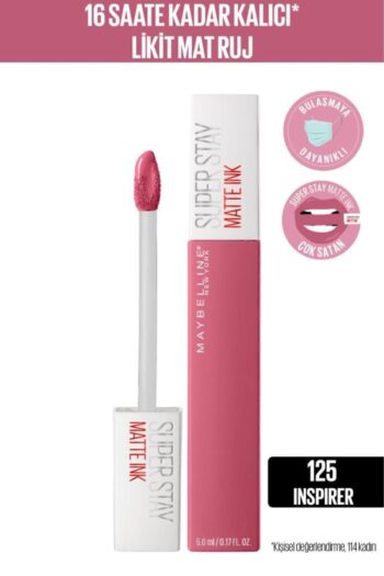 Maybelline New York Super Stay Matte Ink City Edition Likit Mat Ruj - 125 Inspirer