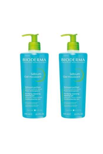 Bioderma Sebium Foaming Gel - Karma&Yağlı Ciltler İçin Temizleyici Jel 500 ml x2 8699956510460