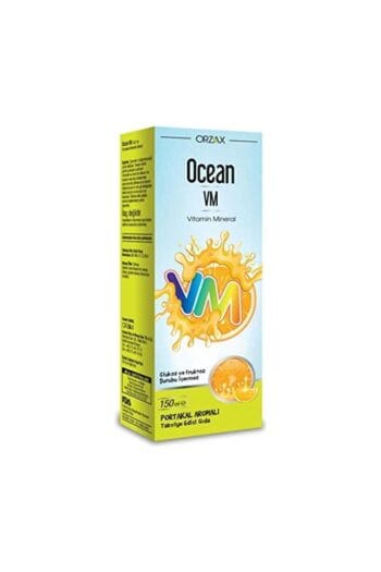Ocean Vm Vitamin Mineral 150ml Portakallı Şurup