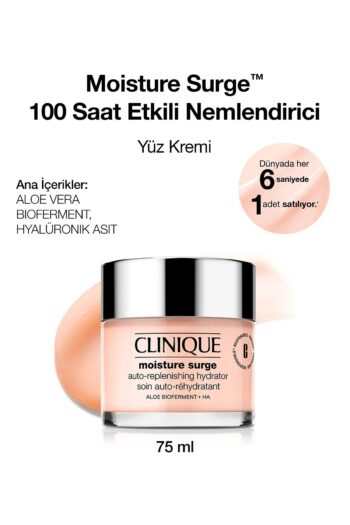 Clinique Moisture Surge 100 Saat Etkili Nemlendirici Yüz Kremi 75 ml | Aloe Vera BioFerment, Hyalüronik Asit