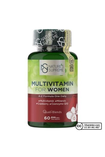 Natures Supreme Multivitamin For Women 60 Kapsül - Aromasız