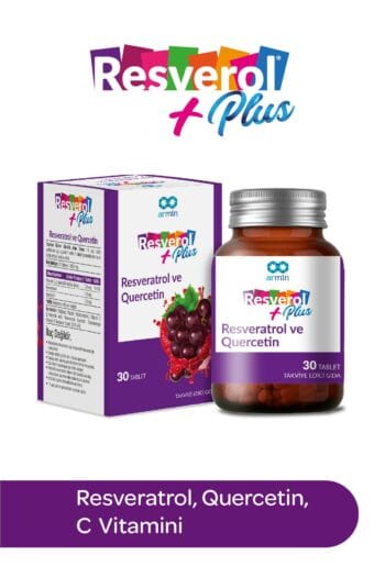 Resverol Plus Resveratrol Ve Quercetin Içeren 30 Tablet