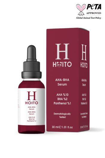 Hoito Aha Bha Serum 30ml - Canlandırıcı Cilt Tonu Eşitleyici Kırmızı Peeling Cilt Bakım Serumu