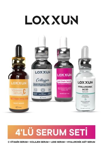 LOXXUN C Vitamin Serum + Kolajen Serum + Hyaluronik Asit Serum + Leke Serum
