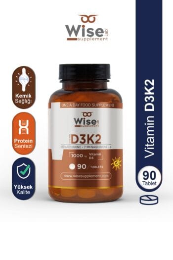 WiseLab Vitamin D3 + K2 90 Tablet