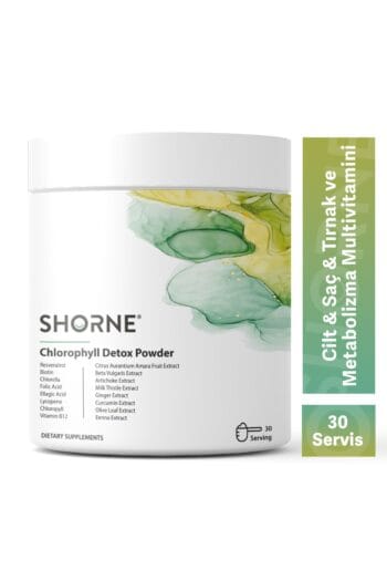 Shorne Chlorophyll Detox Powder ( Klorofil Içeren Detoks Gıda Takviyesi )