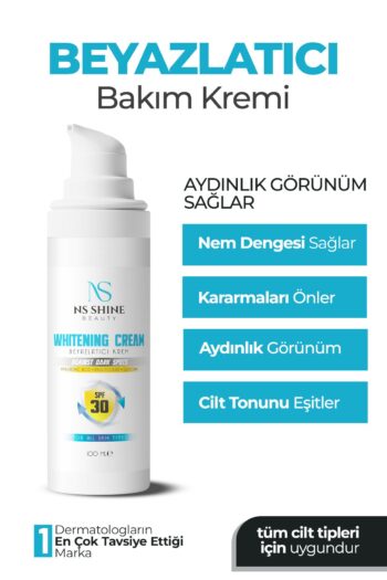 NS SHINE BEAUTY Cilt Beyazlaticı Aydinlatici Leke Karsiti Bakim Kremi 100 ml