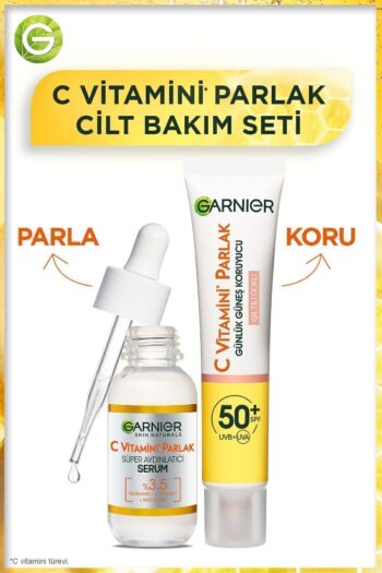 Garnier C Vitamini Parlak Aydınlatıcı Serum Günlük Güneş Koruyucu Yüz Kremi Işıltılı Doku