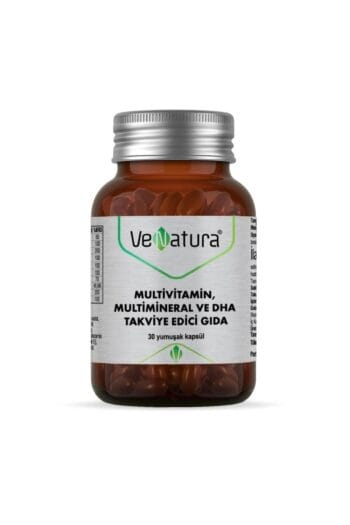 Venatura Multivitamin, Multimineral ve DHA Takviye Edici Gıda 30 Yumuşak Kapsül
