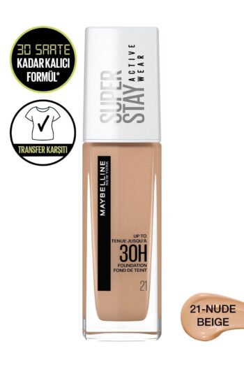 Maybelline New York Superstay Actıve Wear 30h Foundatıon 21 Nude Beıge